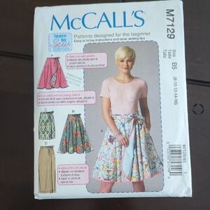 Floral Patterned Women's Skirt